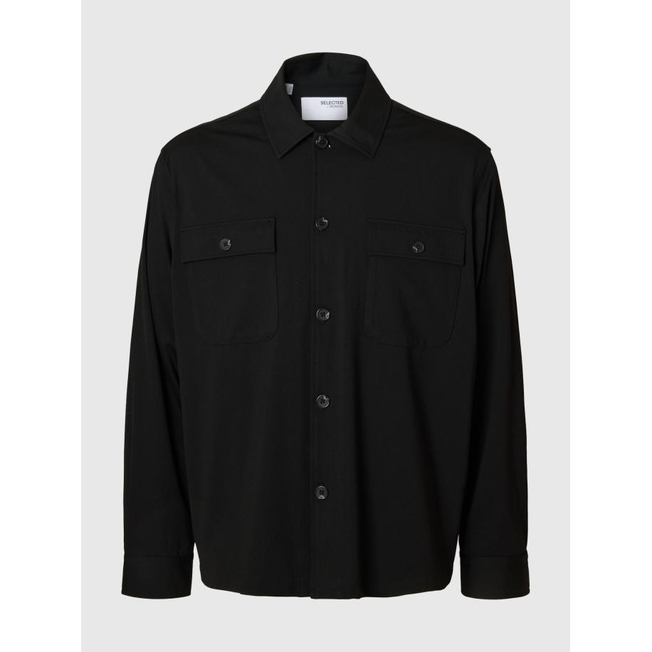 Selected SELECTED Overhemd SLHLorent zwart -