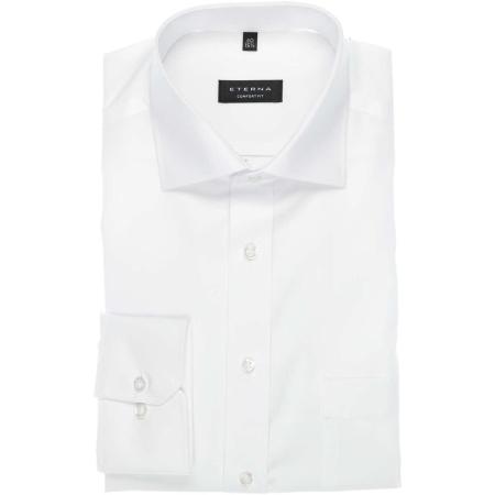 ETERNA Overhemd wit, Effen