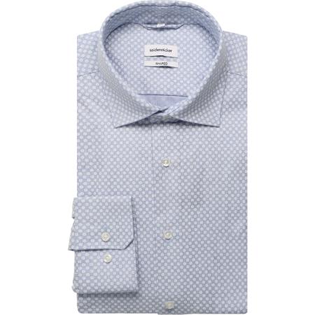 Seidensticker Overhemd blauw, Motief