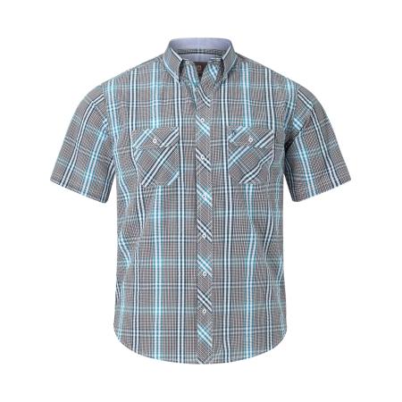 jan vanderstorm Jan Vanderstorm Overhemd blauw / grijs