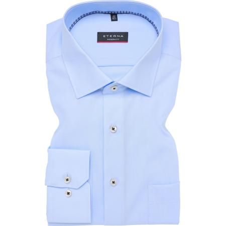 ETERNA Overhemd hemelsblauw, Effen