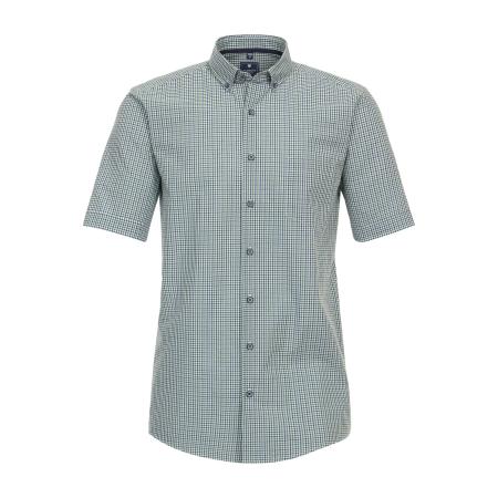 Redmond Casual Overhemd Korte mouw groen