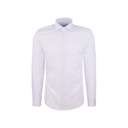 SEIDENSTICKER Zakelijk overhemd lichtblauw / wit