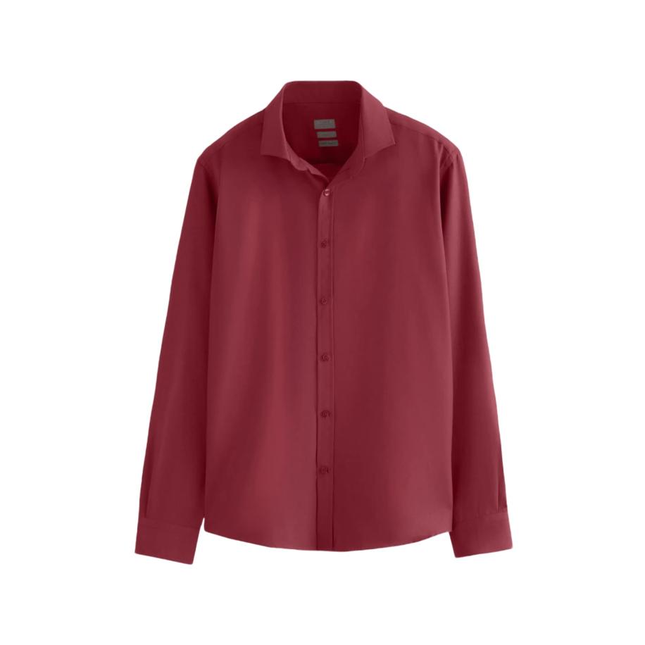 D’S Damat D’S Damat Zakelijk overhemd vuurrood -