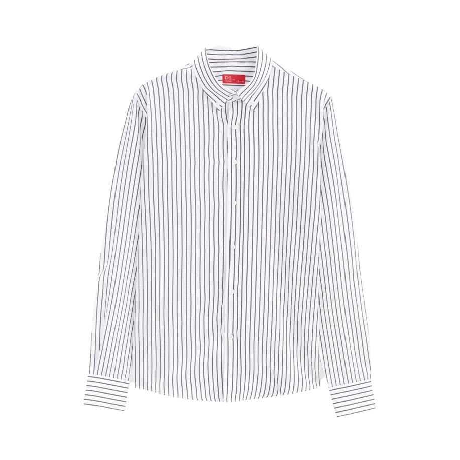 D’S Damat D’S Damat Overhemd zwart / wit -