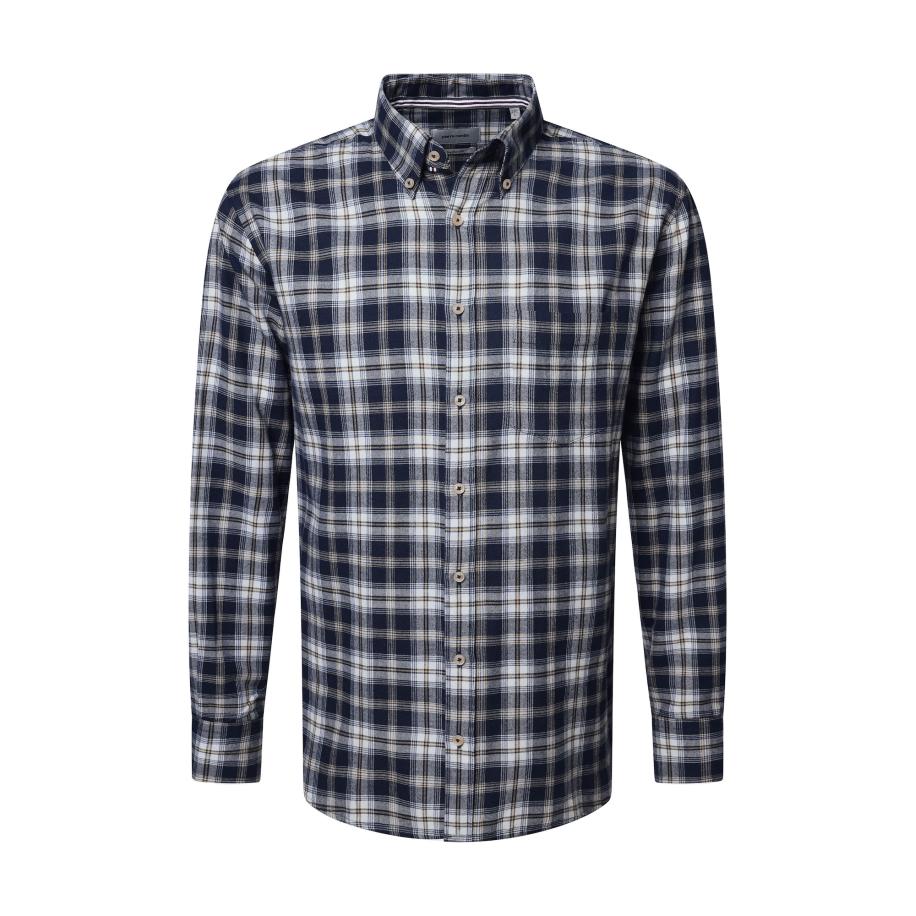 Pierre Cardin PIERRE CARDIN Overhemd donkerblauw -