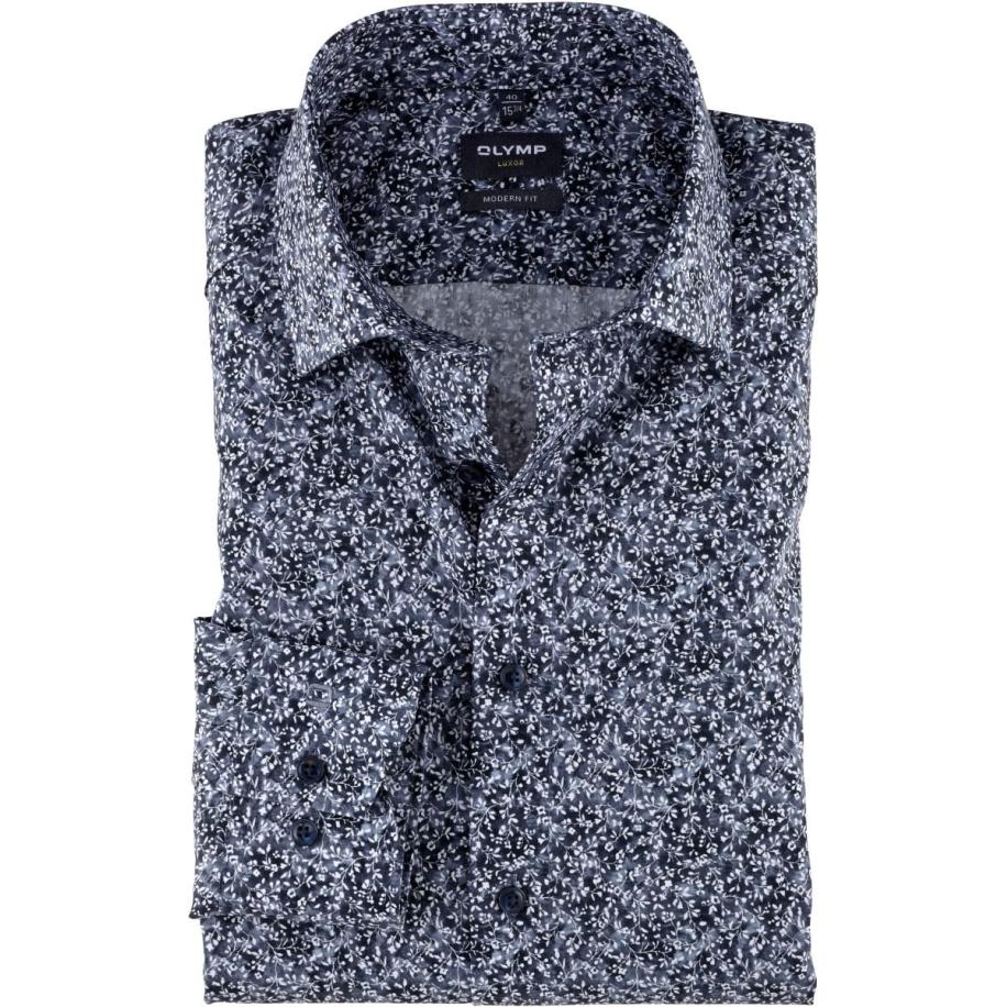 OLYMP Luxor Overhemd Extra kort (ML5) marine Blauw