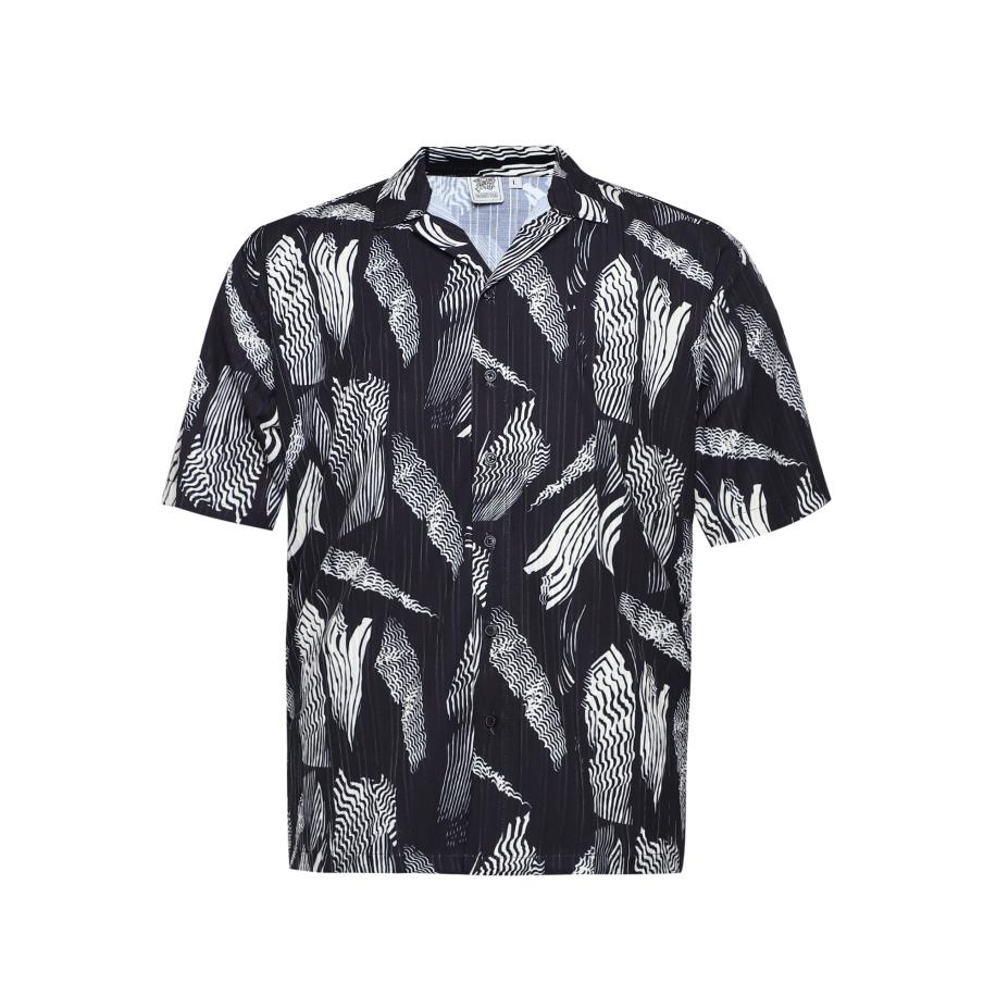 Campus Sutra Campus Sutra Overhemd Tammara lichtgrijs / zwart -