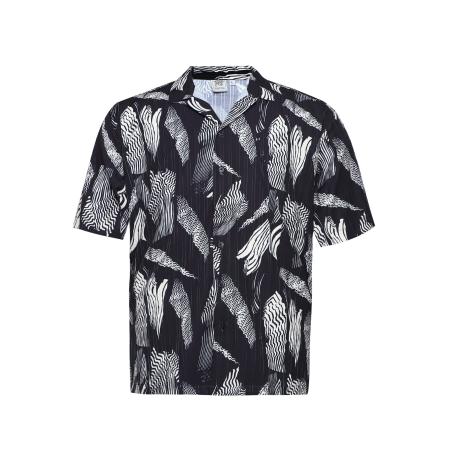 Campus Sutra Campus Sutra Overhemd Tammara lichtgrijs / zwart