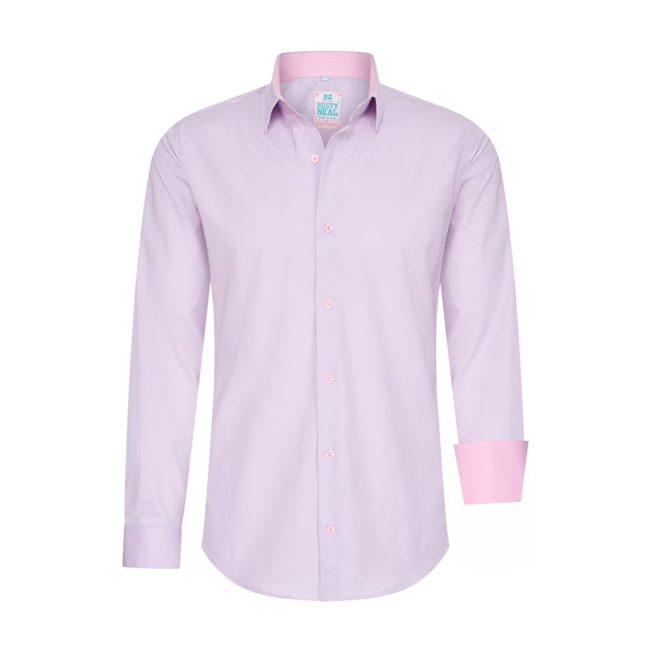 Rusty Neal Rusty Neal Overhemd lichtlila -