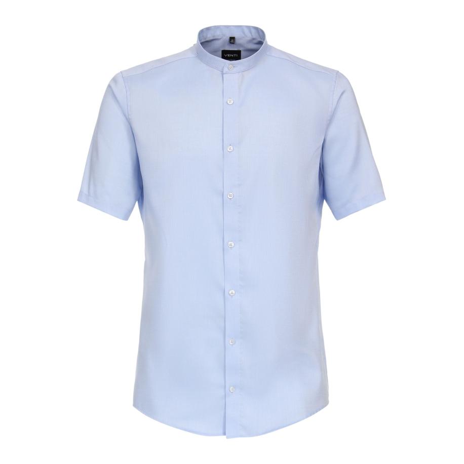 Venti Overhemd Korte mouw blauw Blauw