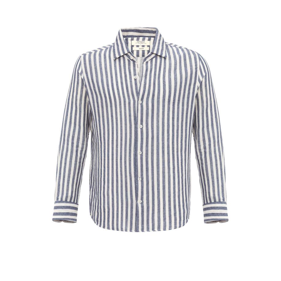 Antioch Antioch Overhemd indigo / wit -