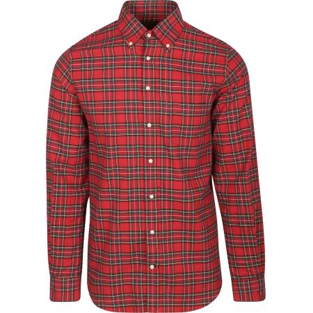 Steppin' Out Flanel Overhemd Ruit Rood
