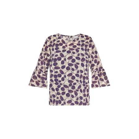 Usha Usha Blouse beige / lila
