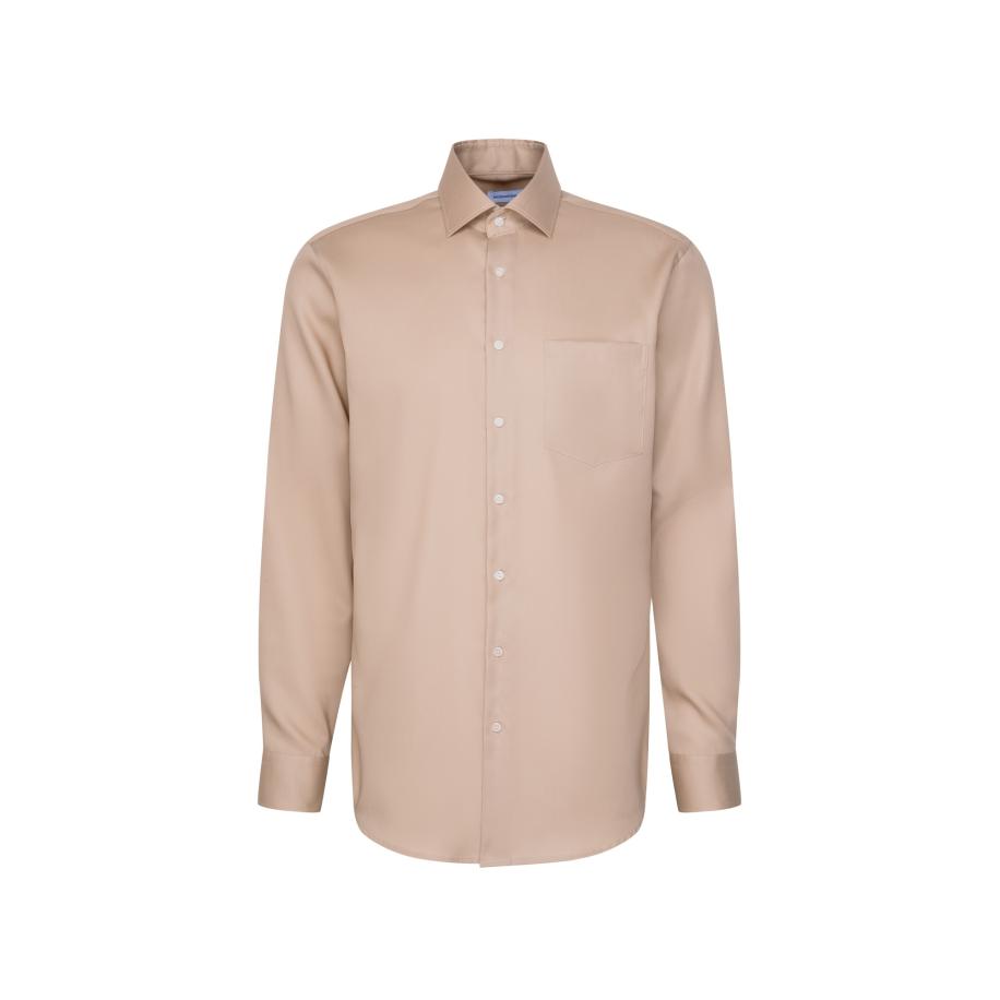 Seidensticker SEIDENSTICKER Zakelijk overhemd beige -