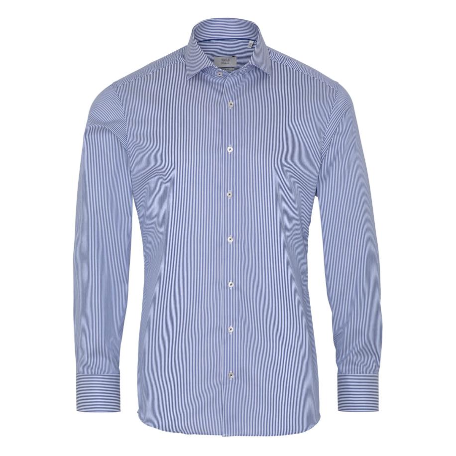 Eterna ETERNA Zakelijk overhemd blauw / wit -