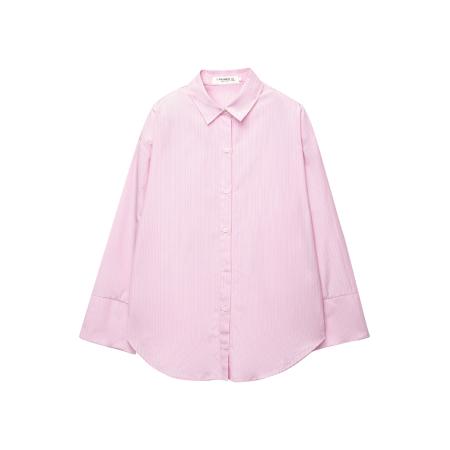 Pull&Bear Pull&Bear Blouse lichtgrijs / rosa / wit