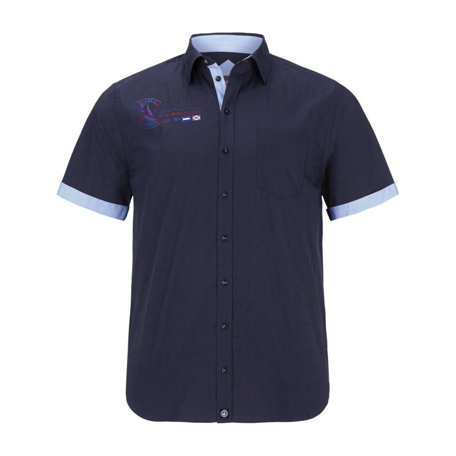 jan vanderstorm Jan Vanderstorm Overhemd Fynnjard blauw -