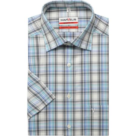 Marvelis Overhemd Korte mouw smaragd