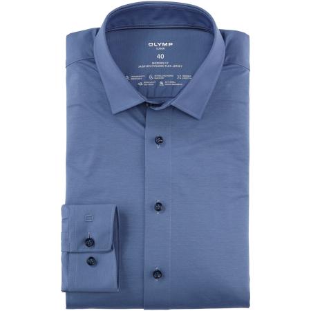OLYMP Luxor Overhemd 24/Seven Blauw