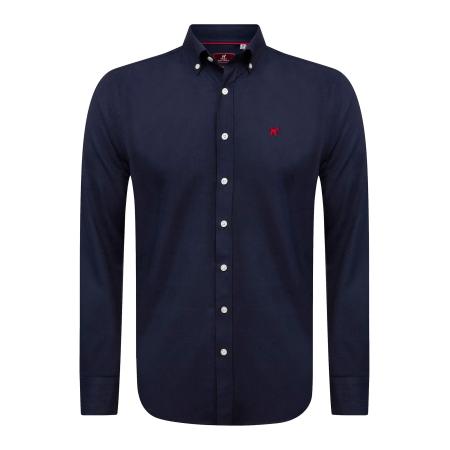 Williot Williot Overhemd navy / rood