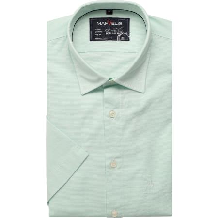 Marvelis Casual Overhemd Korte mouw groen