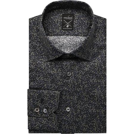 van Laack Meisterwerk Overhemd marine, Motief