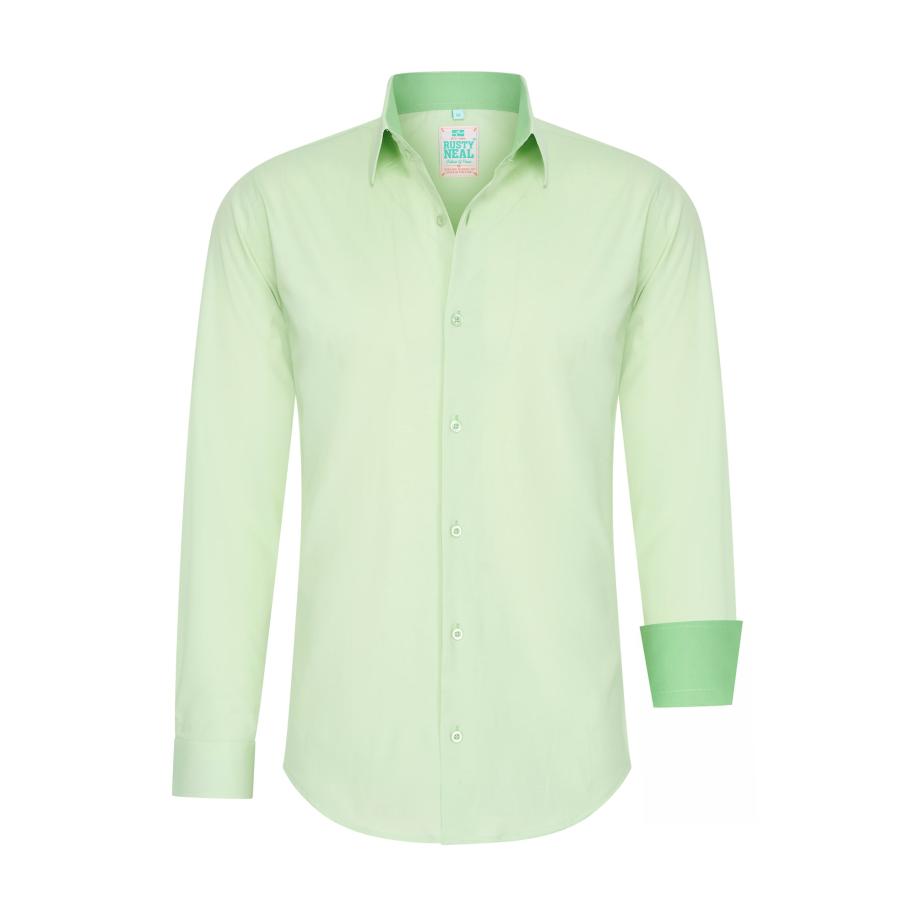 Rusty Neal Rusty Neal Overhemd mintgroen -