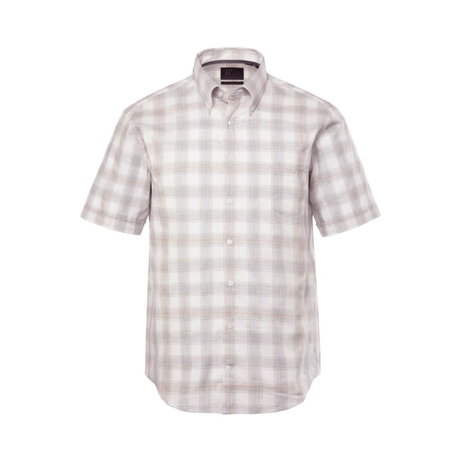 JP1880 JP1880 Overhemd lichtblauw / lichtoranje / offwhite -