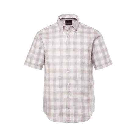 JP1880 JP1880 Overhemd lichtblauw / lichtoranje / offwhite