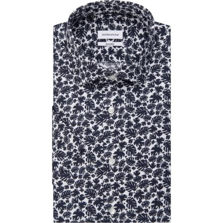 Seidensticker Overhemd Korte mouw blauw