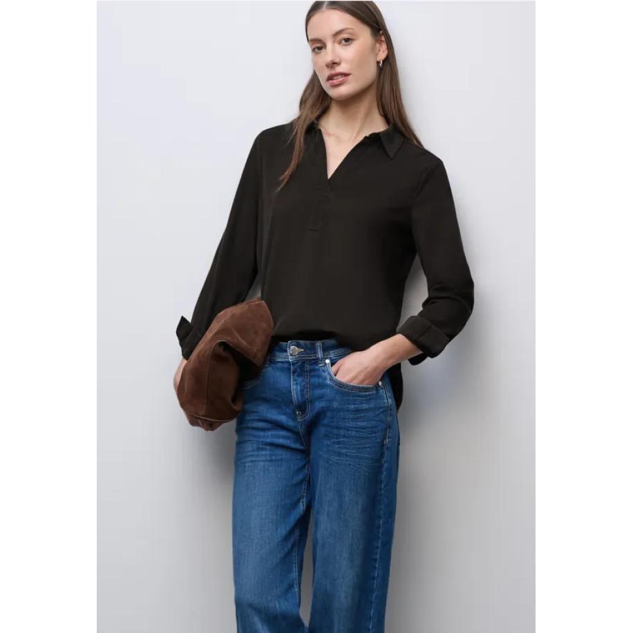 Street One Corduroy blouse Bruin