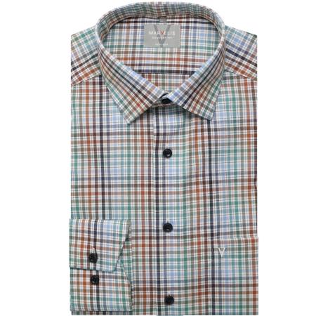 Marvelis Overhemd groen, Ruit