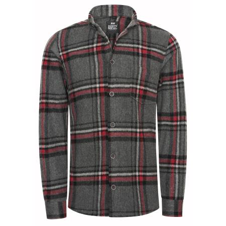 Rusty Neal Rusty Neal Overhemd grijs / zwart