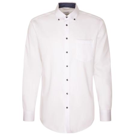 Seidensticker Overhemd wit, Effen