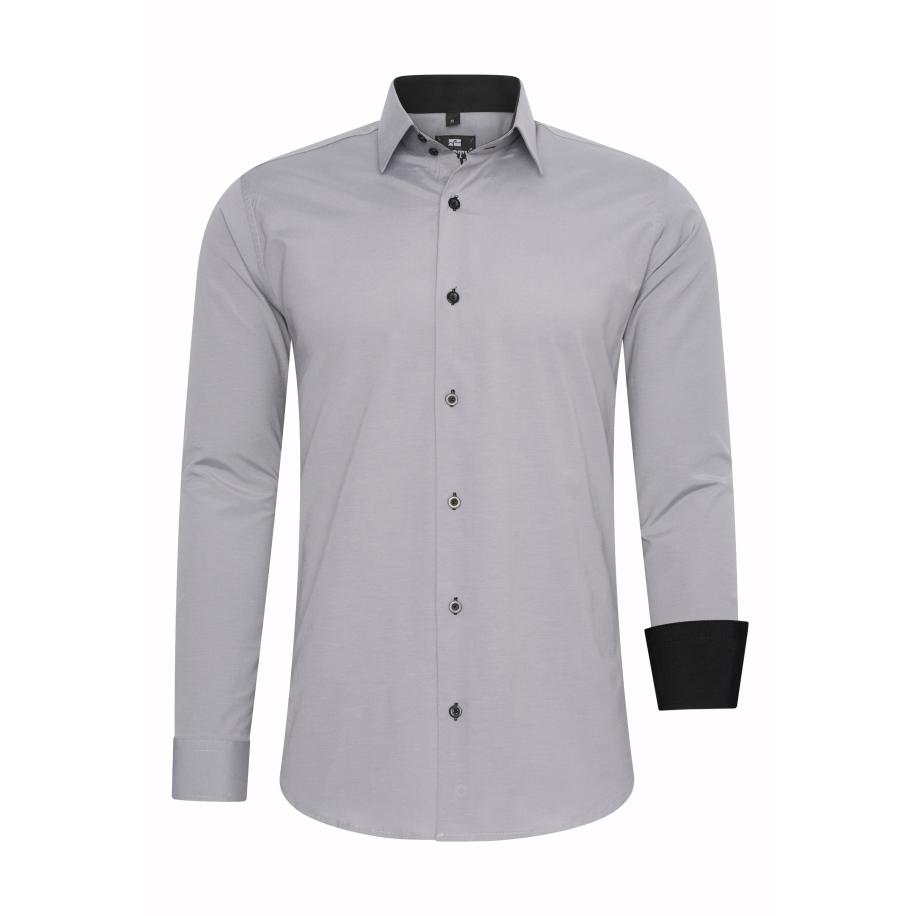 Rusty Neal Rusty Neal Overhemd grijs -