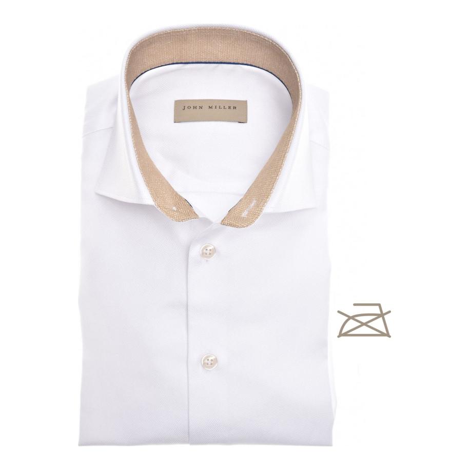 John Miller Overhemd wit, Effen Wit
