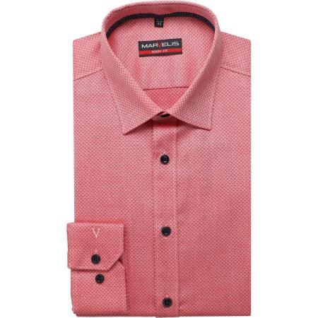 Marvelis Overhemd rood, Faux-uni