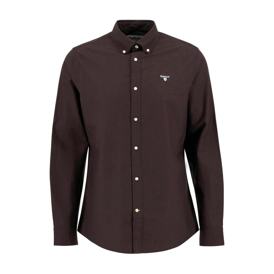 Barbour Barbour Overhemd Oxtown donkerbruin -