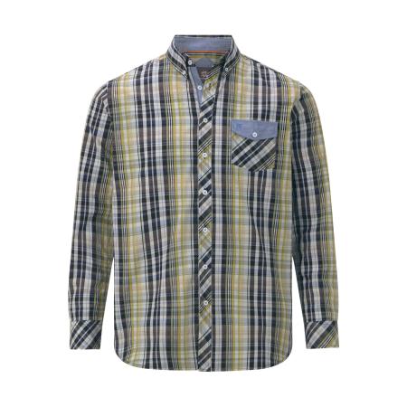 Jan Vanderstorm Overhemd geel, Ruit