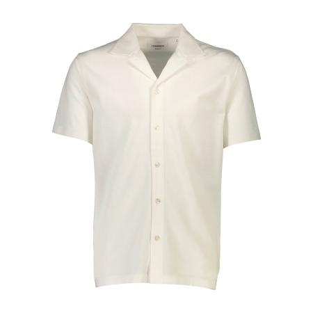 Lindbergh Overhemd Korte mouw ecru