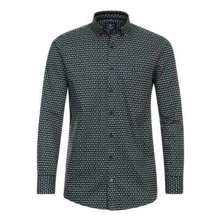 Redmond Casual Overhemd groen, Bedrukt