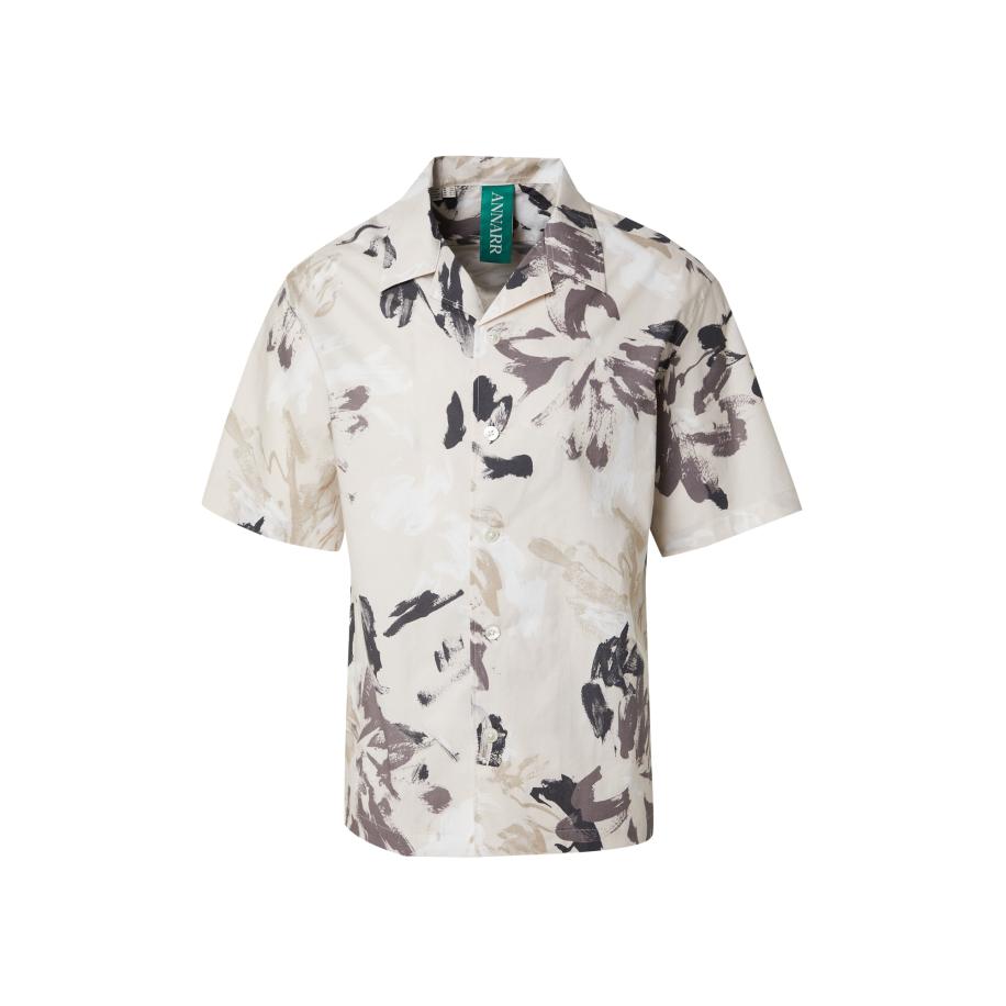 ANNARR ANNARR Overhemd ANRALFRED beige / ecru / donkergrijs / wit -