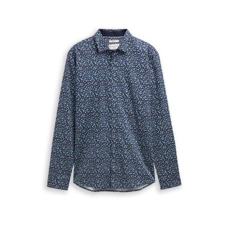 Tom Tailor TOM TAILOR Overhemd navy / lichtblauw / wit