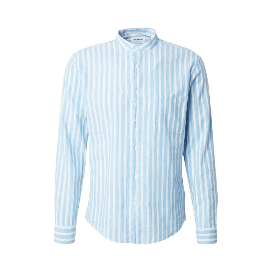 Lindbergh Lindbergh Overhemd lichtblauw / wit -