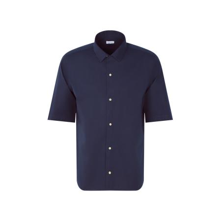 Seidensticker SEIDENSTICKER Overhemd Schwarze Rose donkerblauw