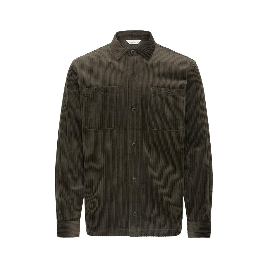 Casual Friday Casual Friday Overhemd CFNor donkergroen -