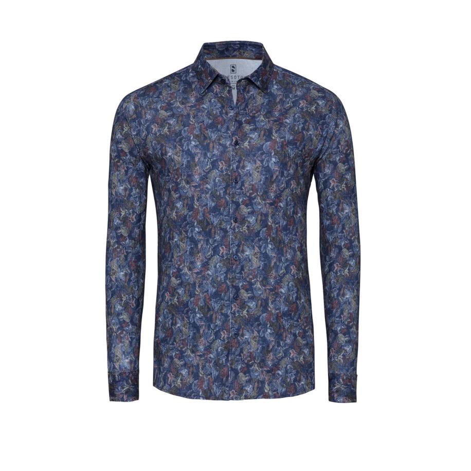 Desoto DESOTO Overhemd blauw -