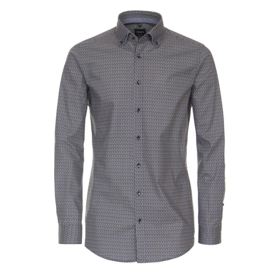 Venti Overhemd bruin, Motief Bruin