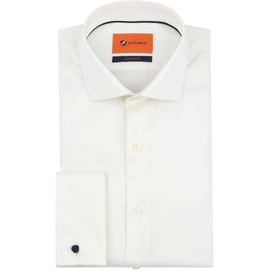 Suitable Overhemd Ecru Bruin
